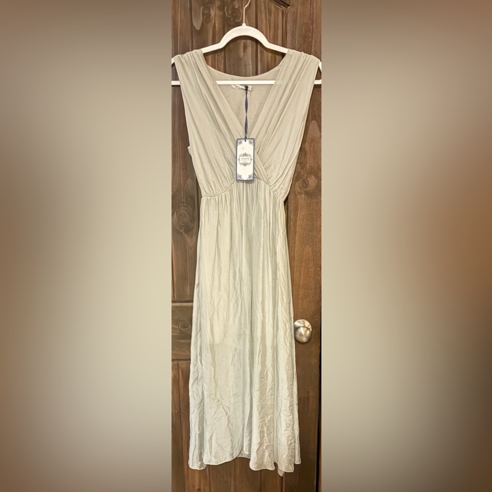 Wry light gray Sleeveless Dress tempo Paris